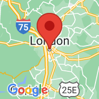 Map of London, KY US